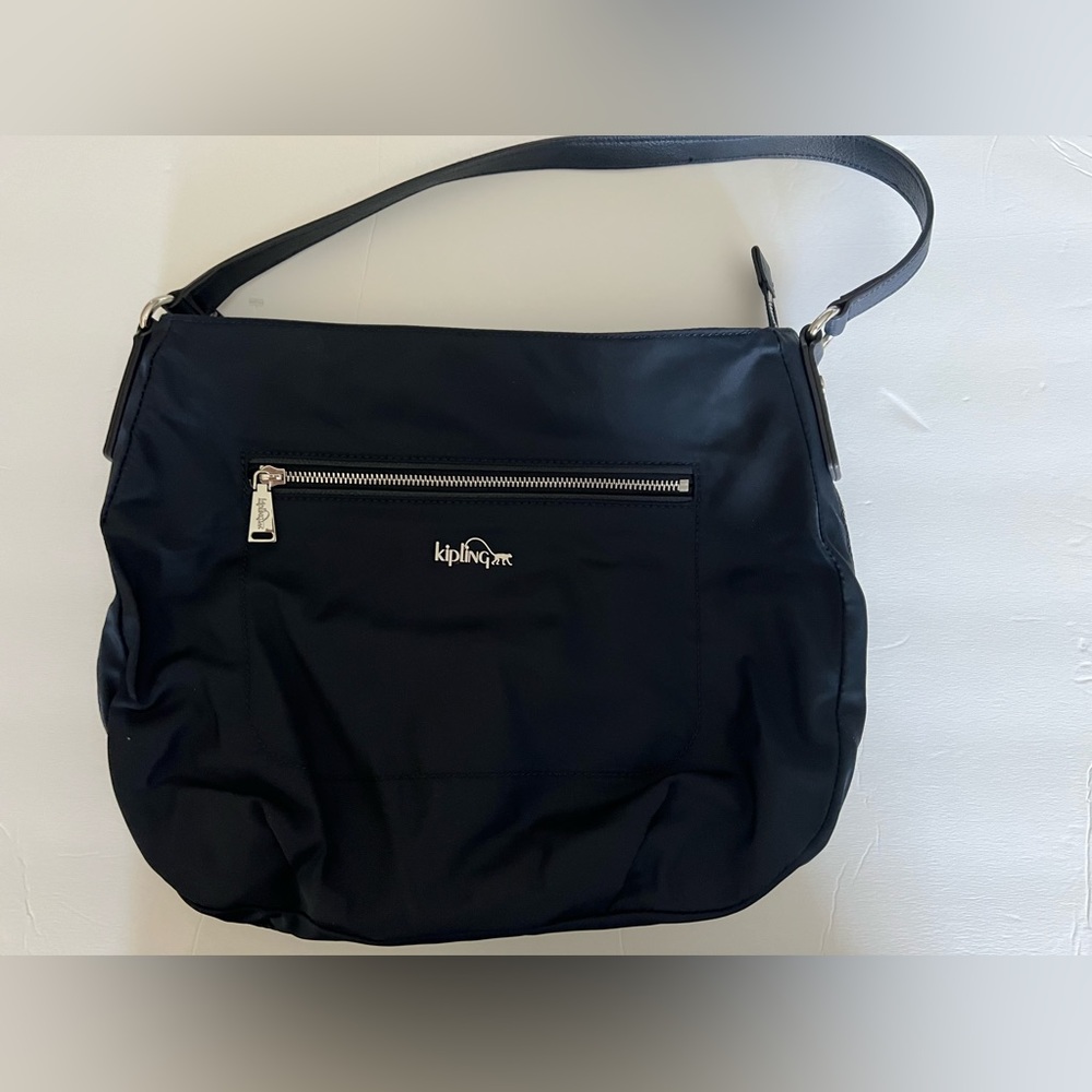 Navy blue Kipling Sadie bag